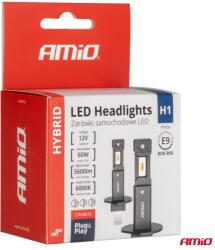 AMiO -04112 LED autó izzók HYBRID H1 6000K Canbus 60W Led izzó