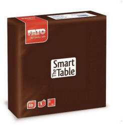 FATO Szalvéta 33x33cm csokoládébarna 2 rétegű 50 lap/csomag - haztartasibolt