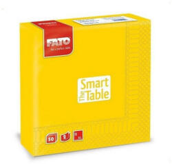 FATO Szalvéta 33x33cm sárga 2 rétegű 50 lap/csomag