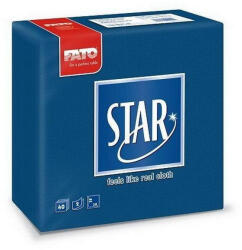 FATO Sztár szalvéta 2 rétegű 38x38cm sötétkék 40 szál/csomag