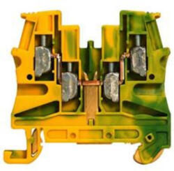 Legrand 037179 Viking3 védőföld 4mm2 sorkapocs 2-2 be-/kimenet, 1 emeletes, csavarral (037179)