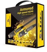 Gembird aktív optikai (AOC) HDMI kábel (apa-apa) 10 m (v2.0, 4k 60Hz) (CCAP-HDMIDD-AOC-10M) (CCAP-HDMIDD-AOC-10M)