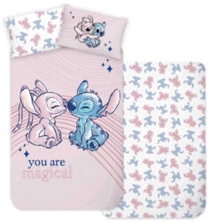 Disney Lilo és Stitch, A csillagkutya Magical gyerek, ovis ágyneműhuzat 100×135 cm, 40×60 cm (BRM018501) - gyerekagynemu