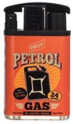Padonio Narancssárga színű újratölthető öngyújtó jet lánggal - Petrol Gas felirattal (PAD-11785-1)