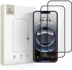 Tech-Protect iPhone 16e / 14 / 13 Pro / 13 Kijelzővédő Üvegfólia - Tech-Protect Glass Fit+ x 2 db (WR-190686)