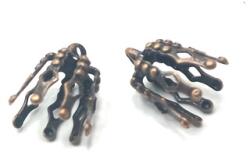  Gyöngy alkatrész- medálfogó 8mm antik 2db/csomag