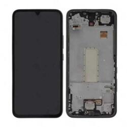 Samsung A225F Galaxy A22 4G, LCD kijelző érintőplexivel és előlap kerettel, fekete (GH82-25944A) (GYÁRI) (SERVICE PACK) (GH82-25944A)