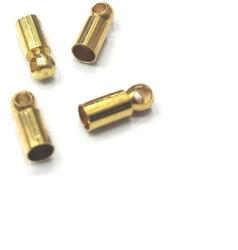  Gyöngy alkatrész- végzáró kupak 4mm arany 4db/csomag