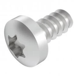 Obo Bettermann 6049248 SPHS 4, 8x9, 5 G Linsenkopf-Blechschraube Form F mit Torx 4, 8x9, 5 G galvanikusan horganyzott, EN ISO 19598 / EN ISO 4042 (6049248)
