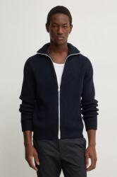 Zadig&Voltaire gyapjú kardigán sötétkék, KMCA00226 - sötétkék XS/S