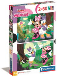 Clementoni Clementoni- 2x60 db-os SuperColor puzzle - Disney Minnie (24815) (24815)