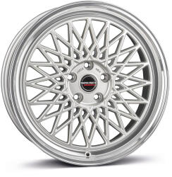 Borbet Jante aliaj BORBET B SILVER RIM POLISHED 7X17 4X108 CB: 65.1 ET: 20 - anvelopemag