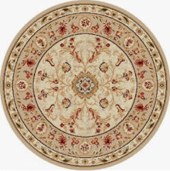 Delta Carpet Covor Clasic, Lotos 523, Crem, Rotund, 1800 gr mp (2211698691991) Covor