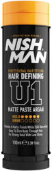 Nish Man Hair Defining Matte Paste Argan matt hajformázó erős, 100 ml - hajpatika
