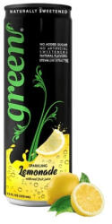  GREEN Citromlé - szénsavas, steviával, dobozos, 330ml
