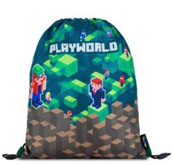 KARTON P+P PlayWorld tornazsák - barna/zöld - OXY BAG (IMO-KPP-8-50725)