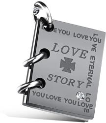  Love Story Medál-Ezüst/Fekete