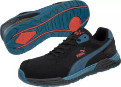  644660 PUMA Védőcipő (45) - Frontside BLK/BLU Low S1P ESD HRO SRC (PUM-644660-45)