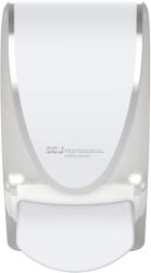 SC Johnson Professional SCJP Proline Quick-View nyomógombos adagoló patronos rendszerű kézhigiénés és bőrápoló termékekhez, manuális, 1L, ABS műanyag, fehér/átlátszó/króm (SCJP-TPW1LDS)