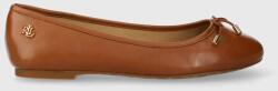 Lauren Ralph Lauren bőr balerina cipő Jayna - barna Női 36.5