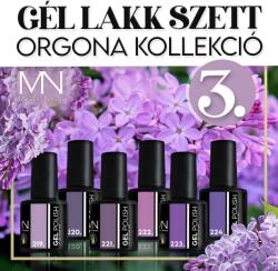 Mystic Nails Gél Lakk Szett 03 - Orgona kollekció - 6 db x 6ml
