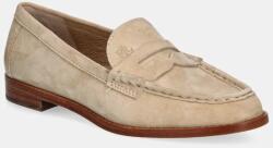 Lauren Ralph Lauren velúr mokaszin Wynnie bézs, női, lapos talpú, 802970584001 - bézs Női 40