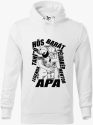 Los Polos Apa ölel kisfiút Hős Barát Példakép kapucnis pulóver