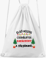 Los Polos Első közös csodálatos karácsony a férjemmel karácsonyi páros szett tornazsák