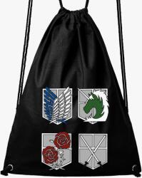 Los Polos Attack on Titan címerek tornazsák