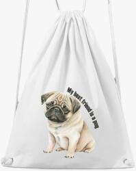 Los Polos My best friend is a pug tornazsák