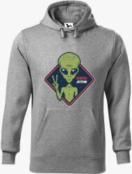 Los Polos Ufo Alien békével jöttem divat kapucnis pulóver