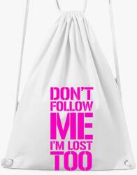 Los Polos dont follow me pink tornazsák