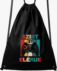 Los Polos Gamer szint teljesítve (beírható évszámmal! ) szülinapi tornazsák