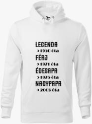 Los Polos Férj-Nagyapa kapucnis pulóver