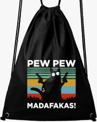 Los Polos Macska Pew Pew vicces tornazsák