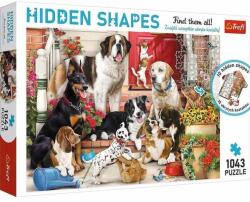 Trefl - Puzzle Hidden Shapes Dog fun - 1 000 piese