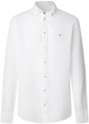Hackett Cămaşă Drop 2 Ess Gmd Linen Brpt HM3010264 802 optic white