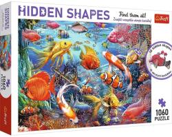 Trefl - Puzzle Hidden Shapes Underwater life - 1 000 piese