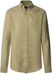 Hackett Cămaşă Drop 2 Ess Gmd Linen Brpt HM3010264 715 light khaki gre