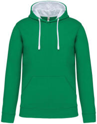 Kariban KA446 KONTRASZTOS KAPUCNIS PULÓVER (ka446lkg/wh-3xl)