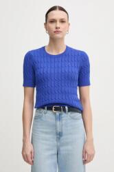 Tommy Hilfiger pamut pulóver könnyű, sötétkék, WW0WW38744 - kék XS