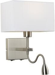 Italux WL-1122-2-BL-SN-RC-WH LED Norte | 60 + 3W E27/LED | 350lm | 3000K