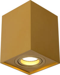 Lucide 22953/01/02 mennyezeti spotlámpa Tube 1x50W | GU10 - sárgaréz, állítható, szabályozható