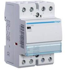 Hager Installációs kontaktor sorolható 40A 400V AC 4-z 230V AC-műk 2mod Hager - ESC440