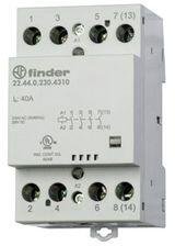 FINDER Installációs kontaktor sorolható 40A 440V AC 4-z 230V AC/DC-műk 3mod 22.44. 0.230. 4310 FINDER - 224402304310