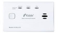 UTCF CO (szénmonoxid)-érzékelő/riasztó vezetéknélküli Li-elemes 10év élettartam 85dB(A) K10LLCO UTCF - K10LLCO-HU
