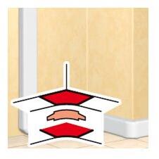 Legrand Parapetcsatorna belső sarok 2-rekeszes . . . x65-höz szimmetrikus 80-100° fényesfehér DLP LEGRAND - 010607