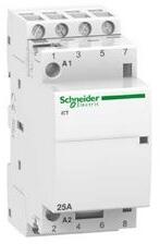 Schneider Installációs kontaktor sorolható 25A 400V AC 4-z 220-240V AC-műk 2mod Acti9 iCT Schneider - A9C20834