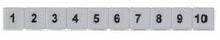 CONTA-CLIP Sorkapocsjelölő csík 4 vízszintes fehér 5mm-modultáv SB 5/10 GW 4 WH CONTA-CLIP - 2432.0004