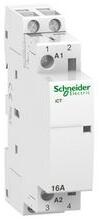 Schneider Installációs kontaktor sorolható 16A 250V AC 2-z 220V AC-műk 1mod Acti9 iCT Schneider - A9C22512